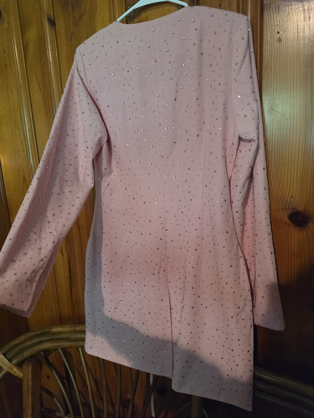 Akira Pink Embellished Tie-Waist Coat - Picture 11 of 16